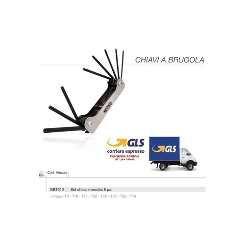 Set chiavi brugola torx - set, a